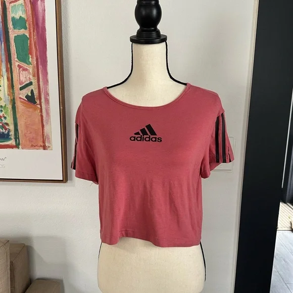 Adidas AEROREADY Made for Training Crop Sport Tee - Size S - Picture 5 of 11